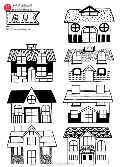 手画房屋设计图怎么画,手绘房屋设计图平面图